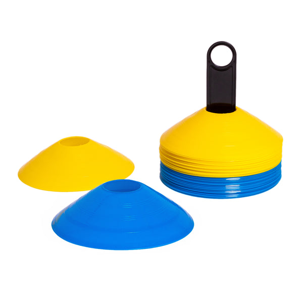 8LevelUp Trainingsdiscs 40er Set in den Farben Gelb und Blau